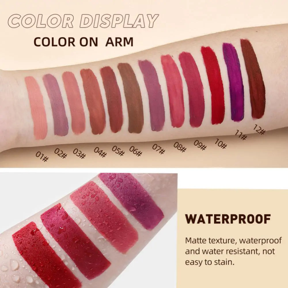 6pcs Matte Lip Gloss